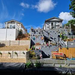A lot of work has gone into the back garden of this Park home