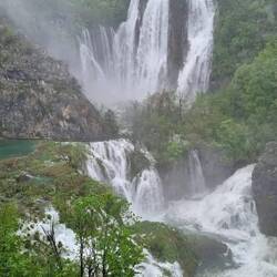 Looks outstandingly different in person and in full force - Veliki Slap ( slap being waterfall)