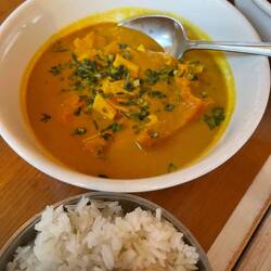 Pumpkin Thai curry