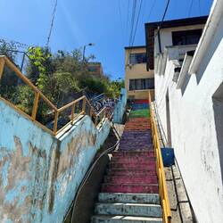 Treppe 1/4 zum Parque Itchimbía