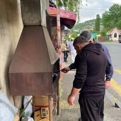 Stärkung nach der Reise