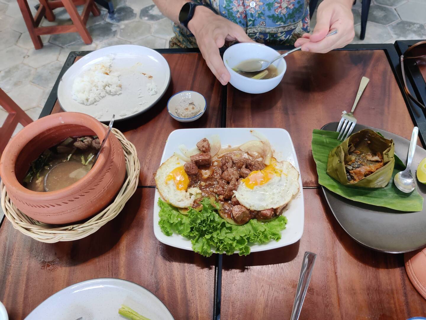 Our Cambodian meal