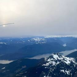 The beautiful Rockies from seat 61K