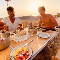 Abendessen mit Meerblick 🍽️🌊☀️😎