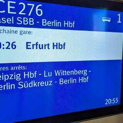 Leider kein Halt in Leipzig