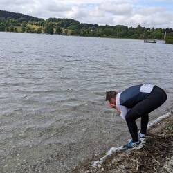Katzenwäsche am Tegernsee