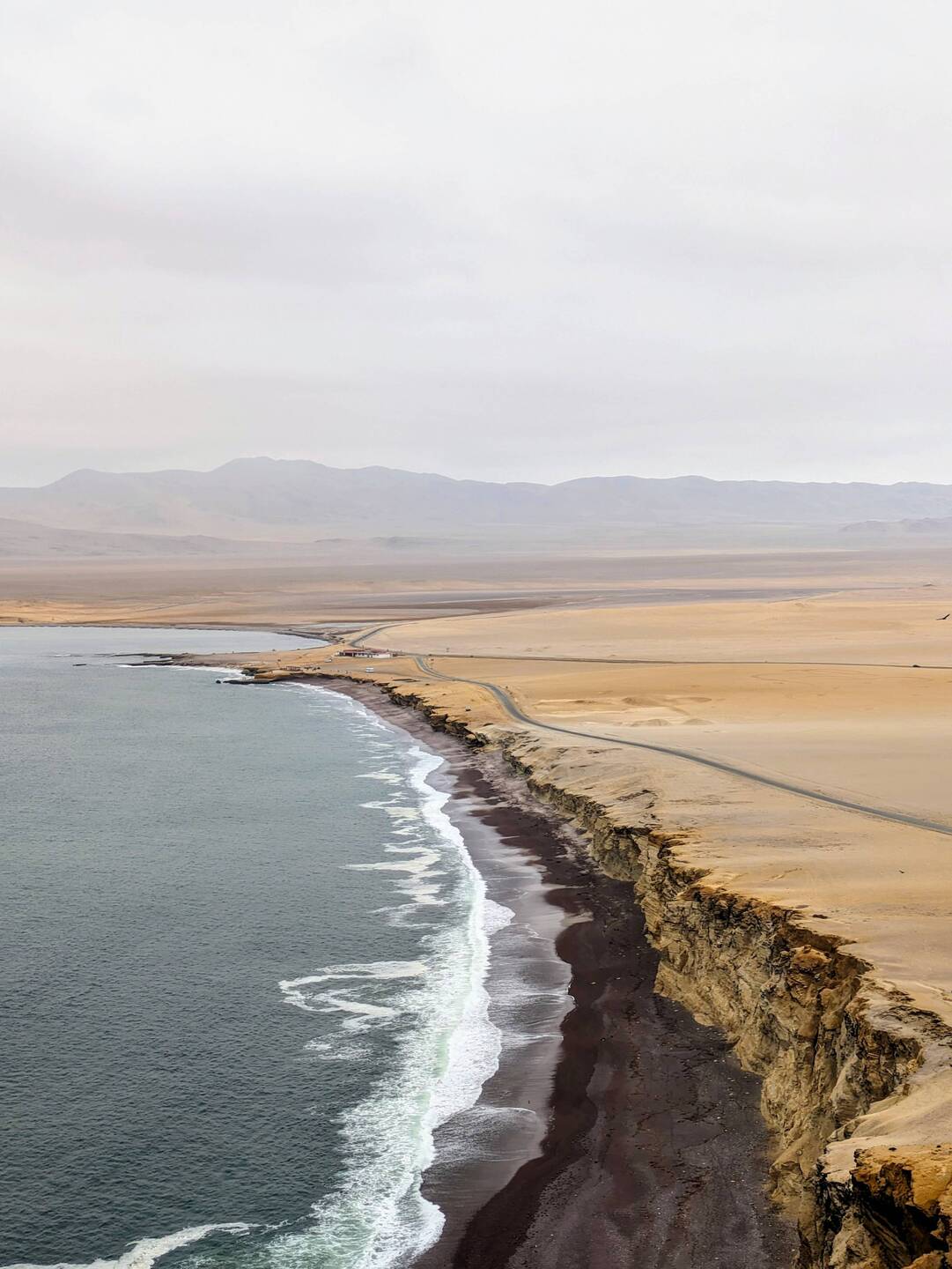 Playa Roja (which looked more like a black beach in the absence of the sun)