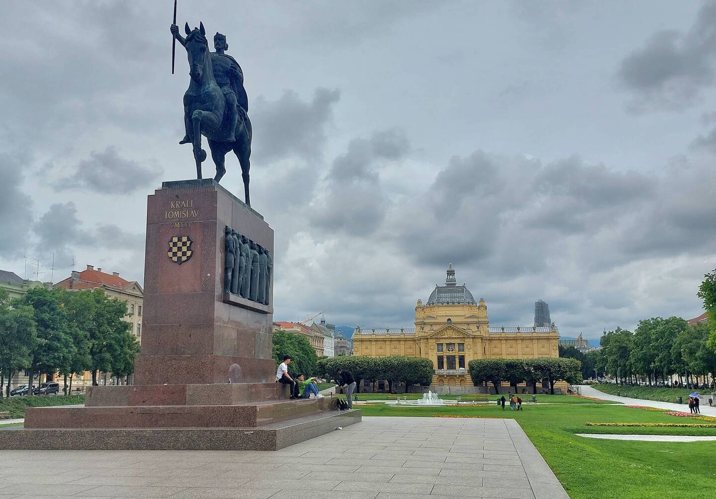 King Tomislav Square, founder of the Croation United State