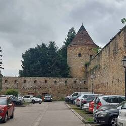 Portions of the Old City fortress walls and battlement towers still stand today