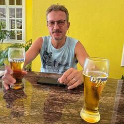 nach so ner Wanderung schmeckt das Bier besonders..😁