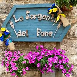 Und immer so tolle Blumendekos - hier eine Bäckerei