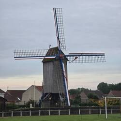 Zoomed in view of the windmill