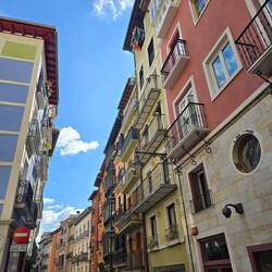 Colourful facades af housing