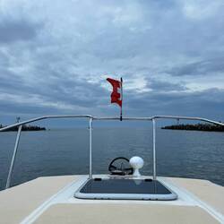 Headed out the Manasquan Inlet