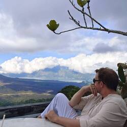 Blick auf den Vulkan See