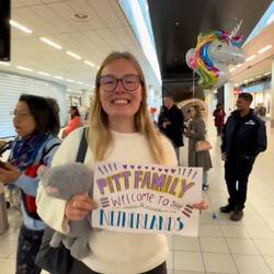 My arrival sign