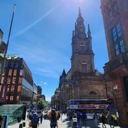 Traumwetter in Glasgow