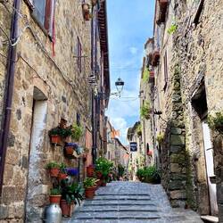 Es ging steil bergauf und bergab