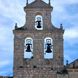 Love the bells atop this church in San Juan de Ortega