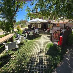 Cutest Cafe in San Juan de Ortega.... I think it was in the Aussie camino movie 'The Way My Way!'
