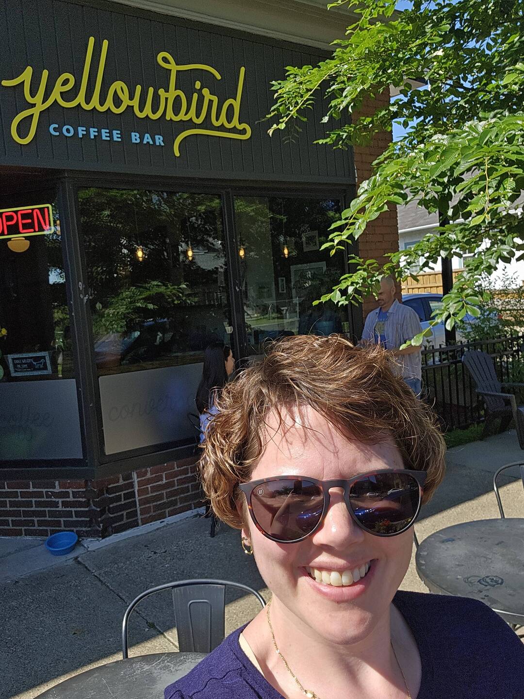Yellowbird is a wonderful local coffee shop in St. Paul near CSP, with wonderful coffee.