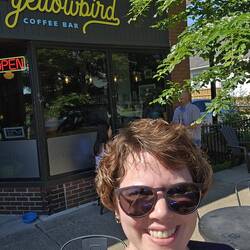 Yellowbird is a wonderful local coffee shop in St. Paul near CSP, with wonderful coffee.