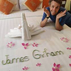 A nice welcome to our room
