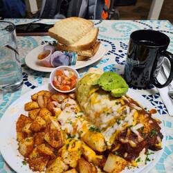 Breakfast Burrito - food won!