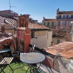 wie die Dachterrasse selbst