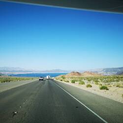 Lake Mead and a good road
