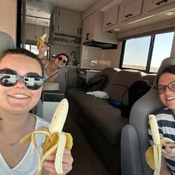 Banana crew (Dana, Ann-Christin and me)