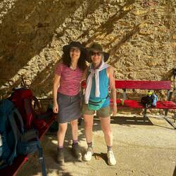 Sheila and our new friend Sinèad from Kerry