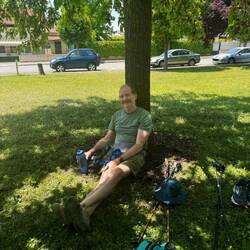 This man looks beat!