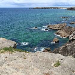die über 10 km lange Côte Sauvage 