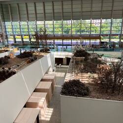 Inside the museum