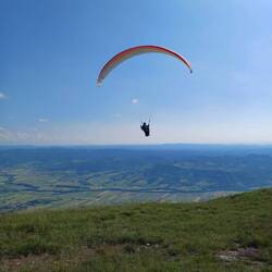 Veit beim Fliegen