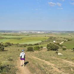 Burgos in the distance about 17kms away!