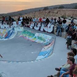Viel los im Skatepark
