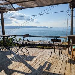 Aussicht vom Katzencafé