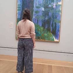 Laura und Monets Seerosen.