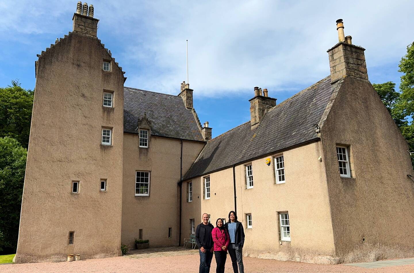 The AirBnB we are staying at: a Castle!