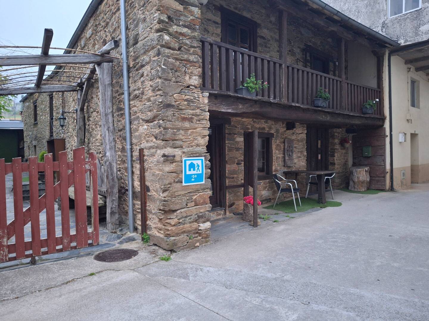 Where we stayed in Triacastela!!
