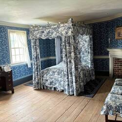 One of the guest bedrooms