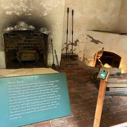 Stove room that heated green house