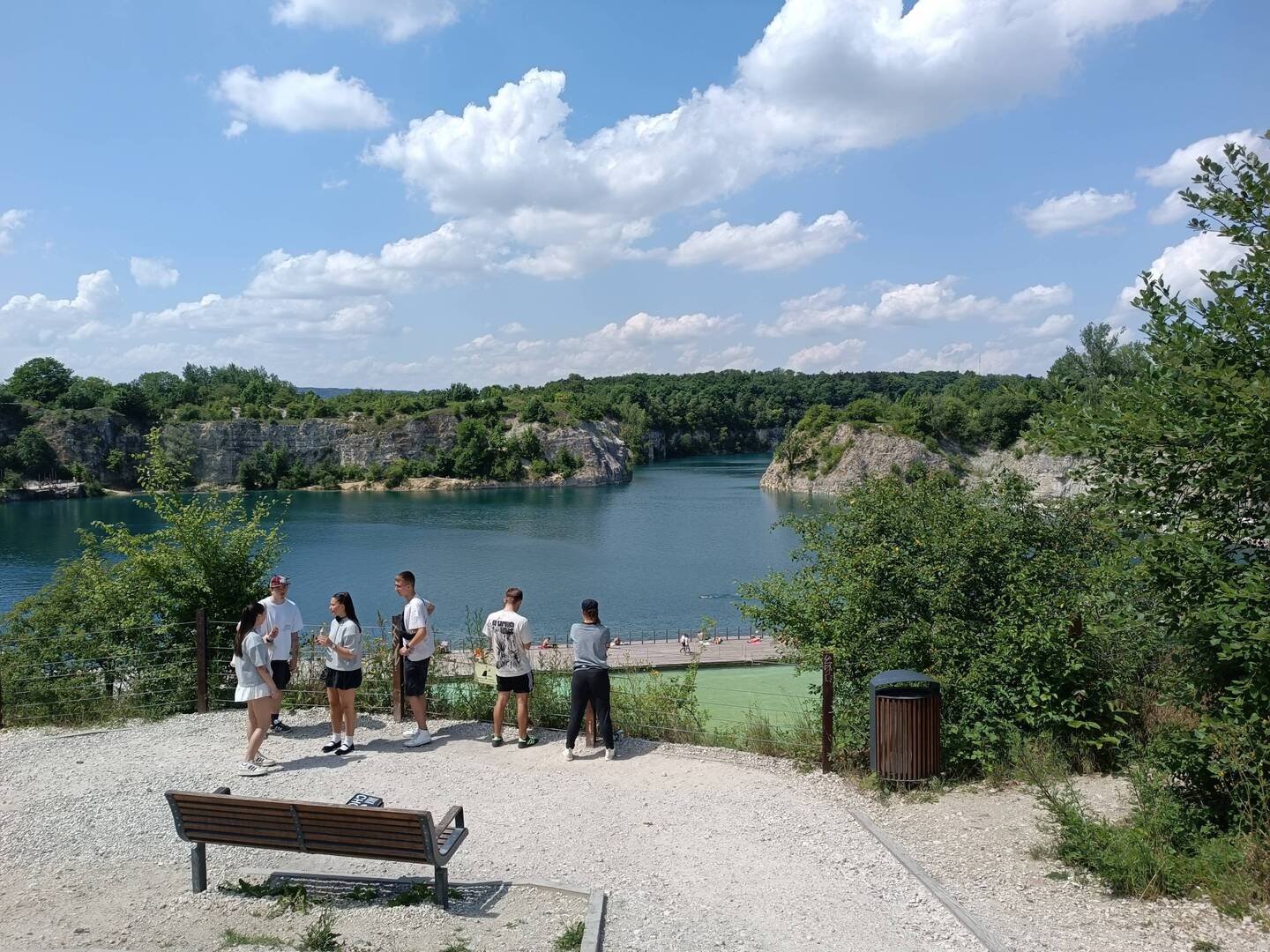 Ankunft am See