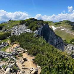 ..nur ein Gipfelbuch, jedoch kein Kreuz wartet.