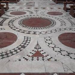 Incredible tiles in the Basilica