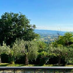 Blick aus unserem Hotelzimmer