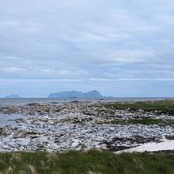Blick auf Væroy vorne, wo es dann morgen Abend hin geht.