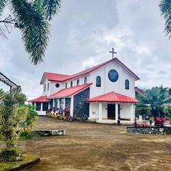 here I sought shelter from the rain 😃